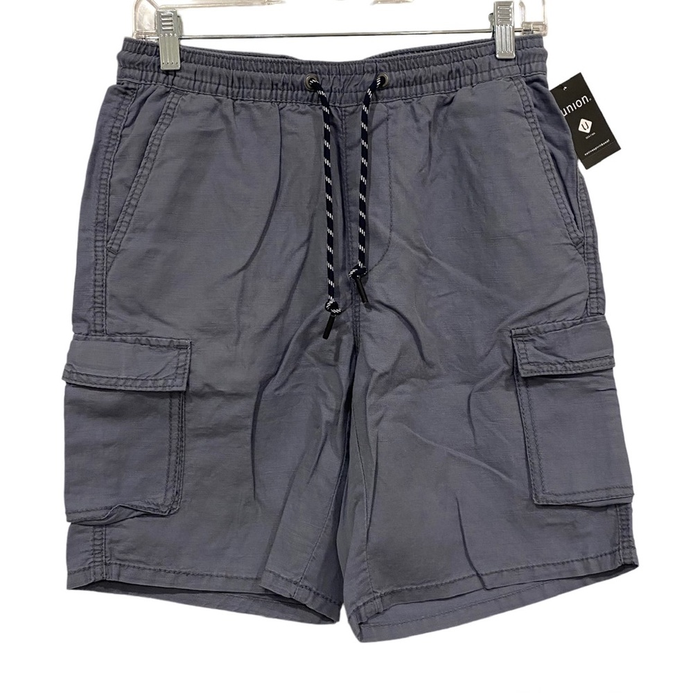 UNION Mojave Pull-on Linen Cargo Shorts in Cruiser